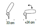 Brazo reclinable Axis Frajumar